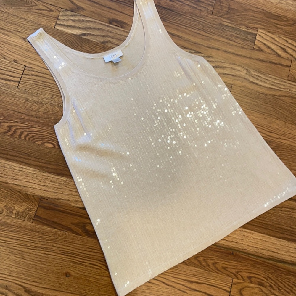 Sequins Sweater Tank